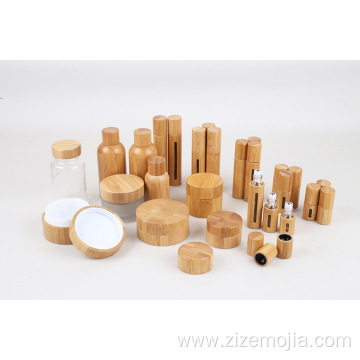 Biodegradable wooden cream bottles